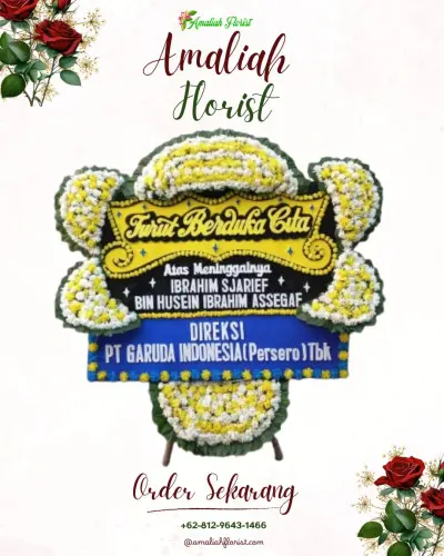 Papan Bunga Duka di Cijengkol